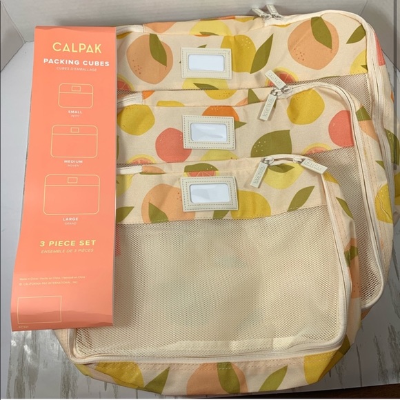 calpak set of 3 packing cubes